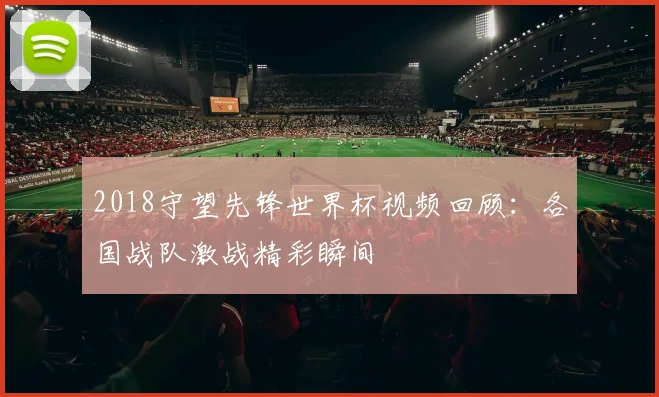 2018守望先锋世界杯视频回顾:各国战队激战精彩瞬间