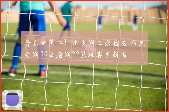 升东部第二！尼克斯三杀猛龙 布里奇斯30分唐斯22篮板赛季新高